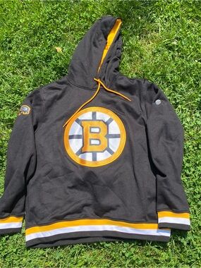 Boston Bruins Kids Black & Gold Hoodie Jacket